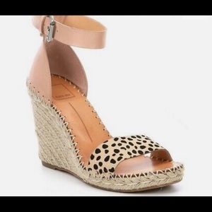 Dolce Vita Noor Leopard Calf Hair Wedge